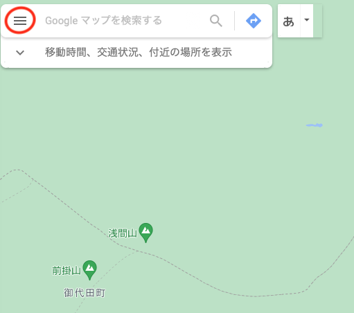 Googleでルートマップを作って見た P O P House